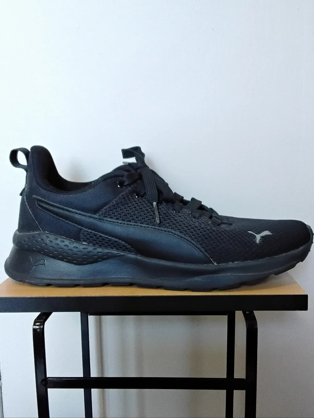 Puma Black Mesh & Synthetic Running Shoes – Size 6C EUC - Picture 5 of 12